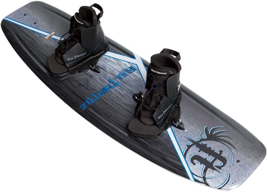 Aqua Extreme Wakeboard Kit (Black/Blue, 55.1 x 21.6-Inch/ 140cm x 42cm)