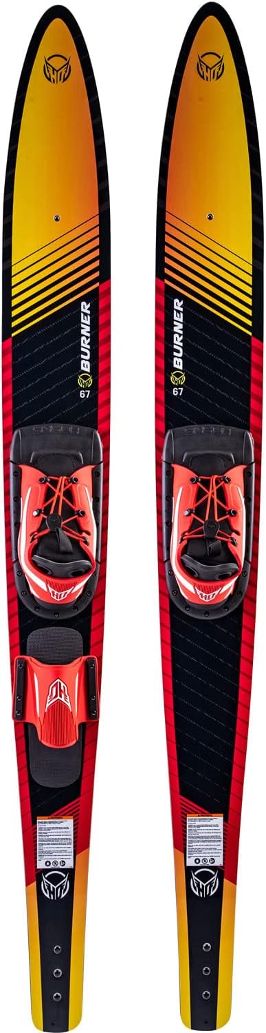 HO Sports Burner Combo Waterskis with Blaze Bindings